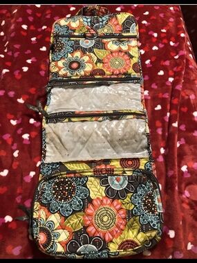 Floral Quilted Hanging Organizer - Multicolor